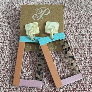 Plunder Multicolor Geometric Earrings